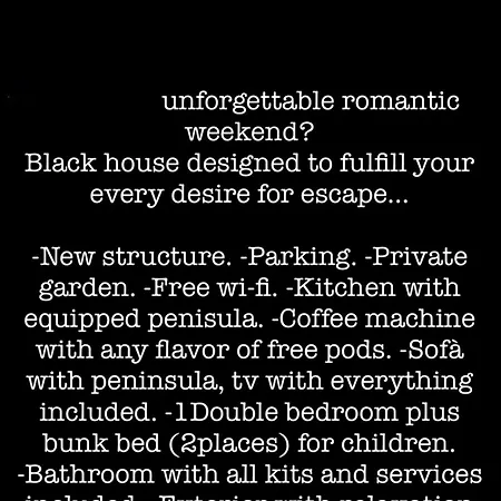 Сasa de vacaciones Black House *